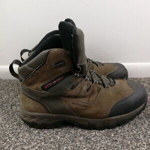 Red Wing 8670 Waterproof Hiking Boots Mens 10.5 EE TruHiker Leather Trail Brown